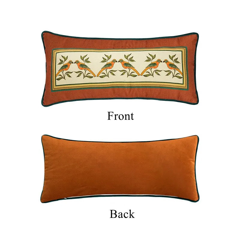 Oblong-Luxury Rectangle Velvet Throw Pillow Case
