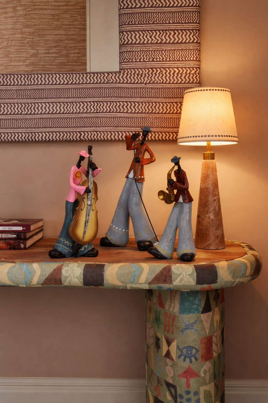 Creative Jazz Musician Sculpture – Nordic Style Home Decor