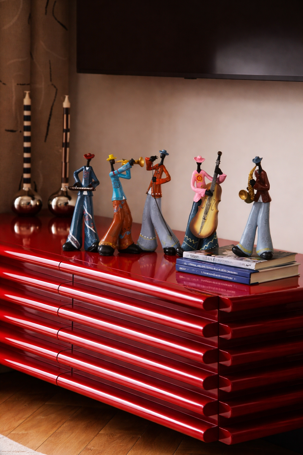 Creative Jazz Musician Sculpture – Nordic Style Home Decor