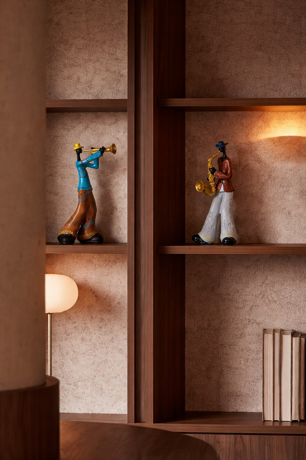 Creative Jazz Musician Sculpture – Nordic Style Home Decor