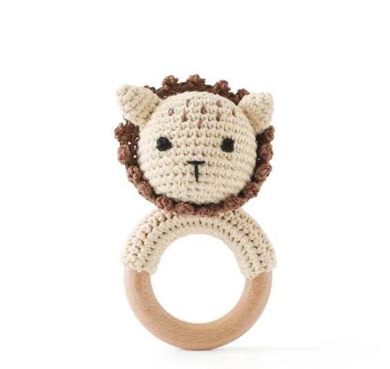 Crochet Bear Rattle & Teether