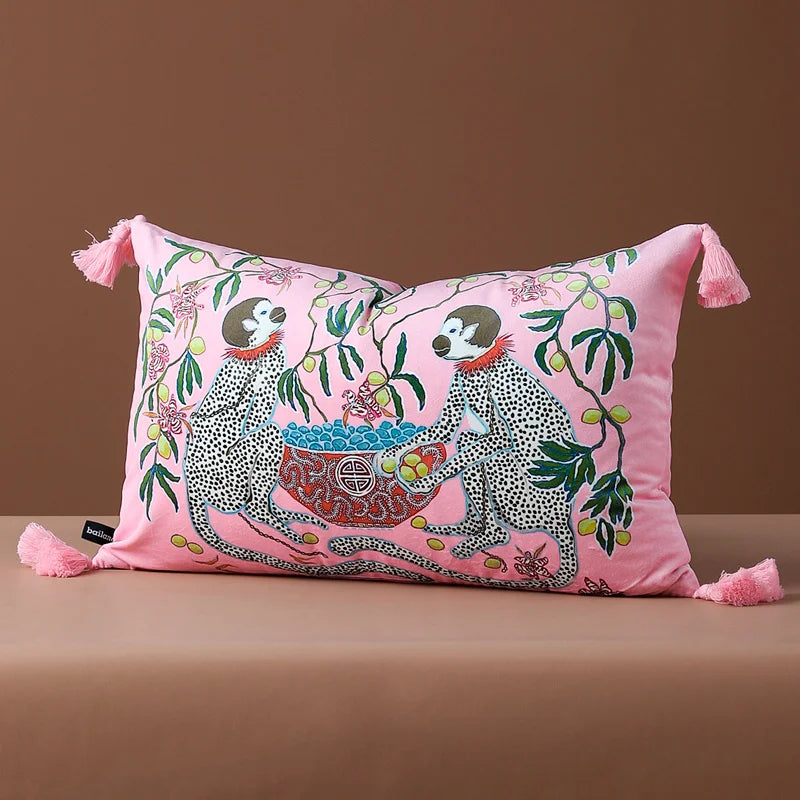 Velvet Pillow – Asian Royal Court Design