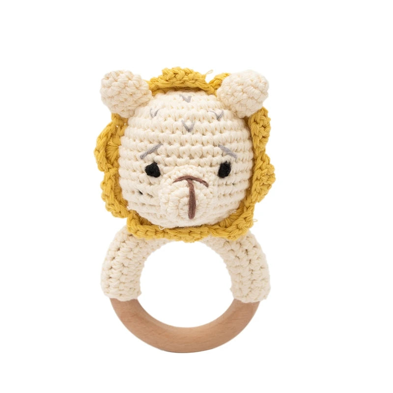 Crochet Bear Rattle & Teether
