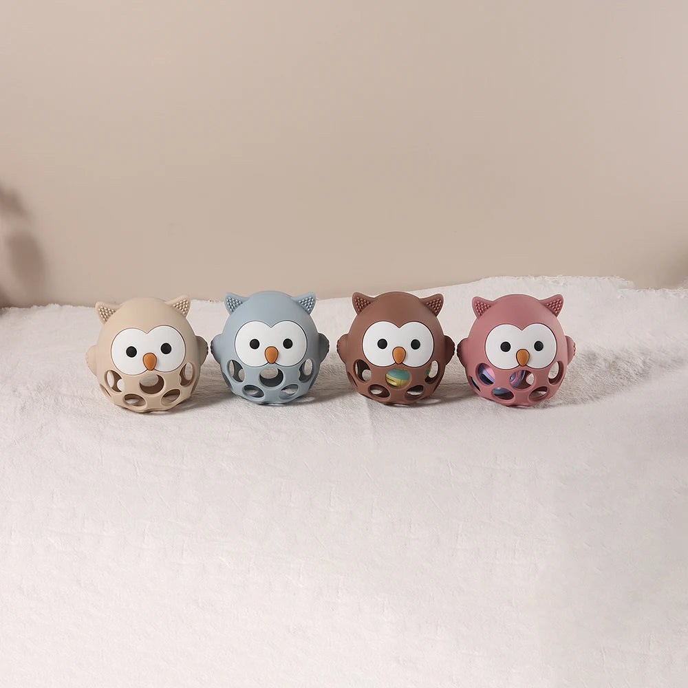 Baby Owl Teether Gloves