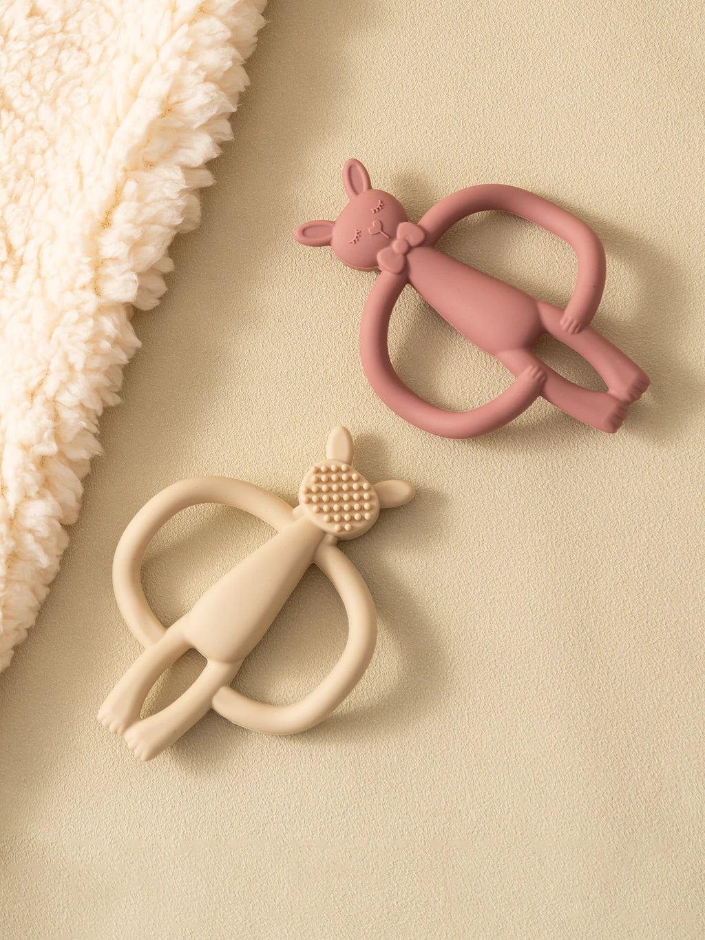 Silicone Rabbit Baby Teether