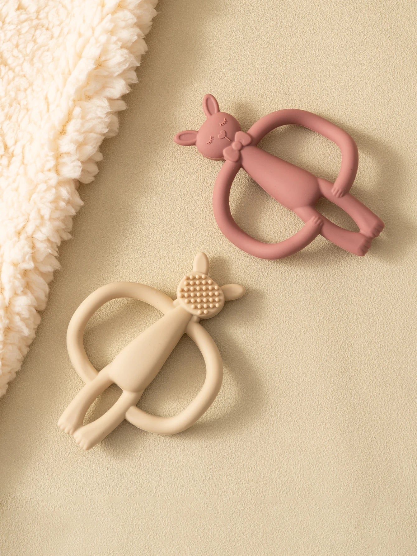 Silicone Rabbit Baby Teether