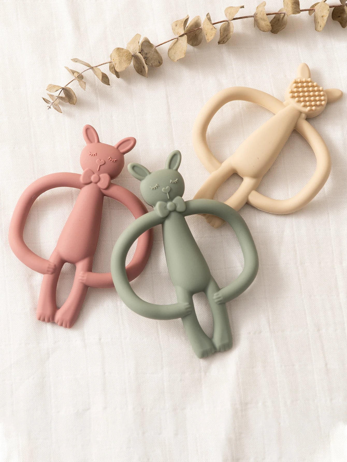 Silicone Rabbit Baby Teether