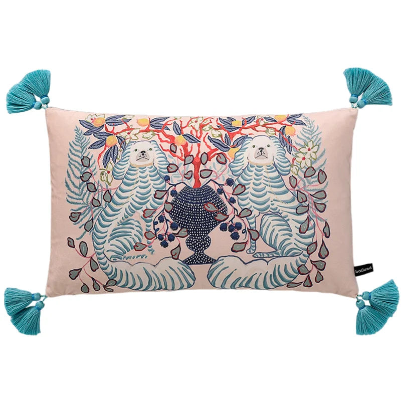Velvet Pillow – Asian Royal Court Design