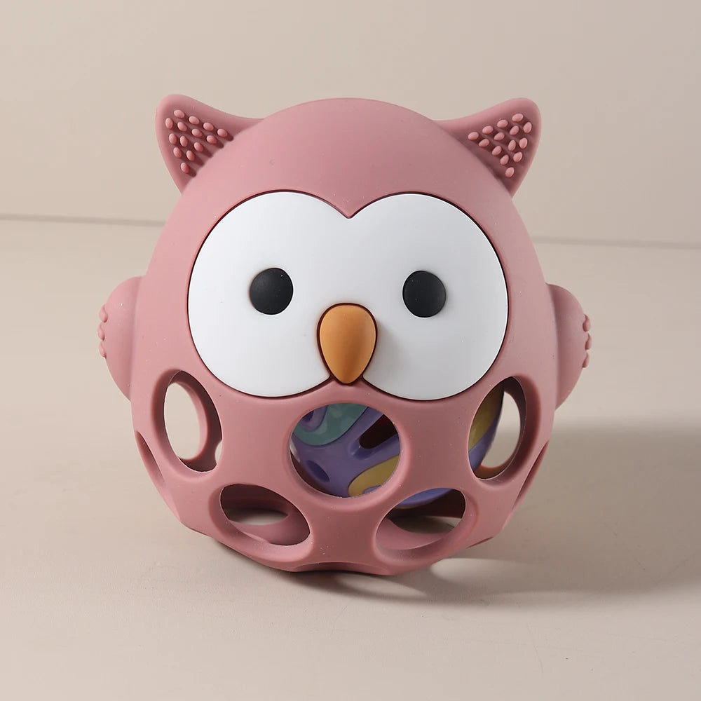 Baby Owl Teether Gloves