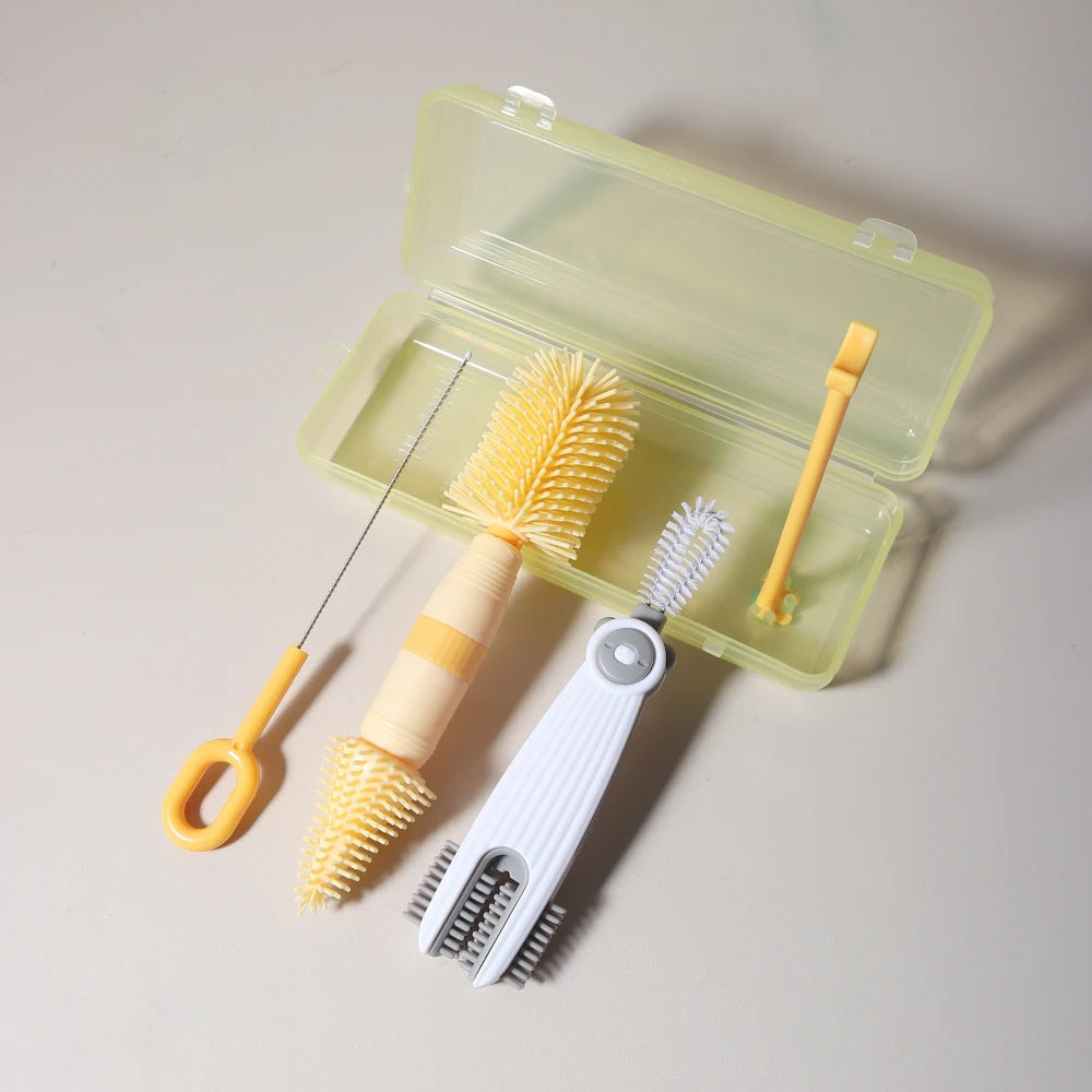 4-in-1 Portable Baby Bottle Cleaning Set