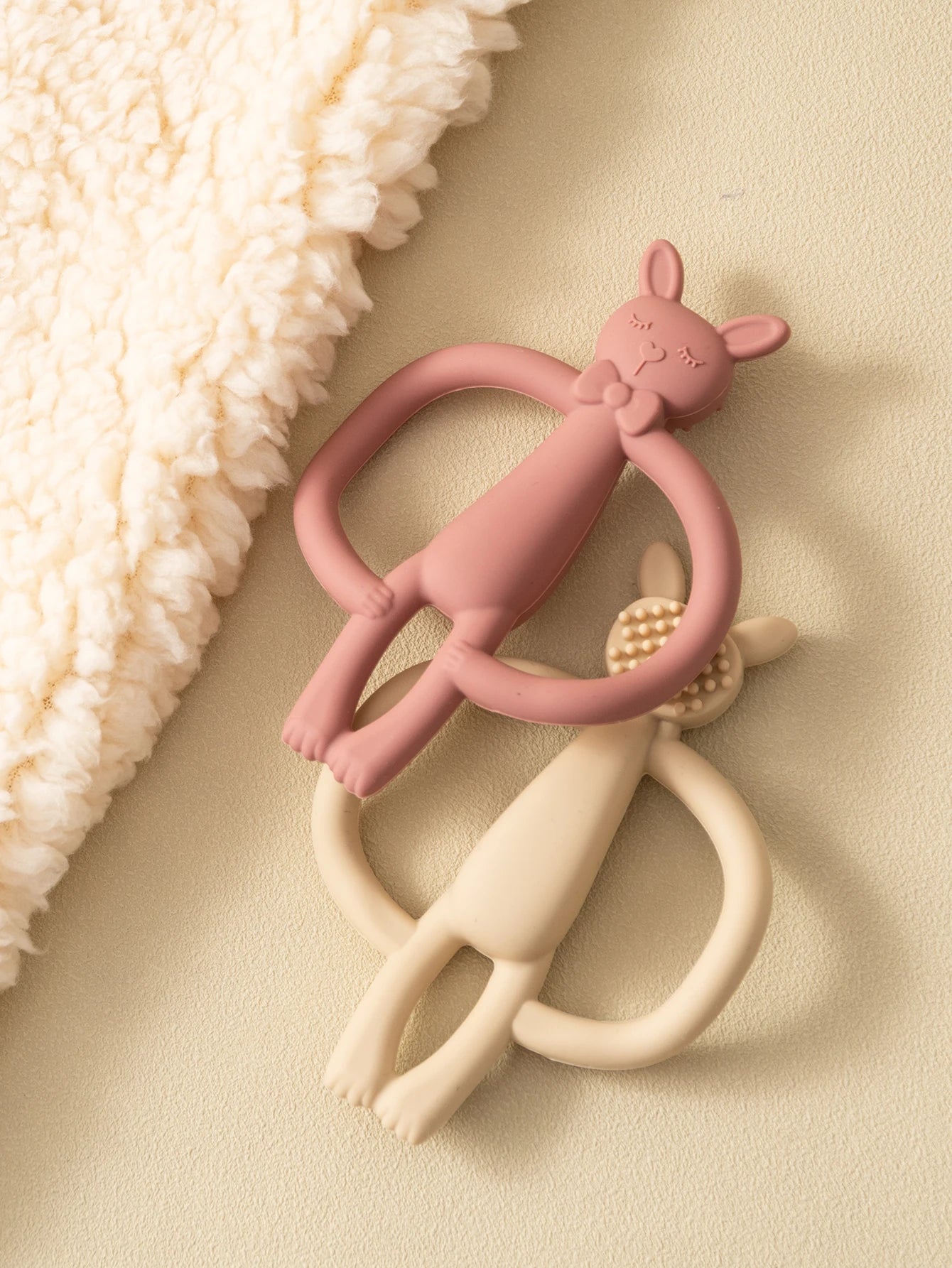 Silicone Rabbit Baby Teether