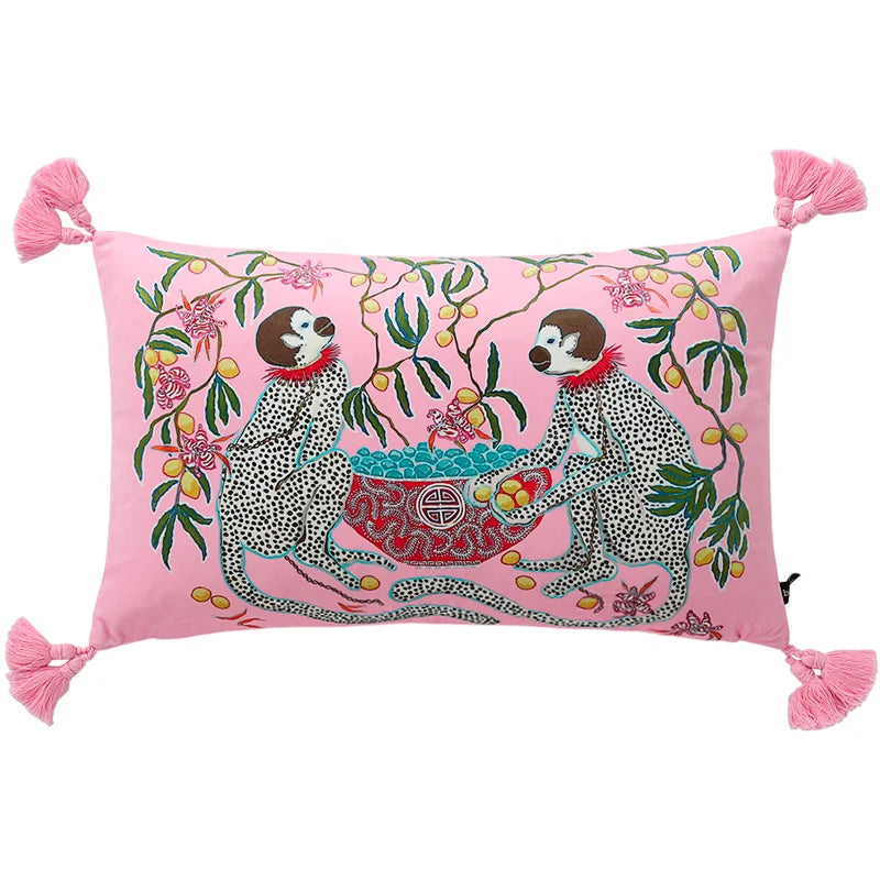 Velvet Pillow – Asian Royal Court Design
