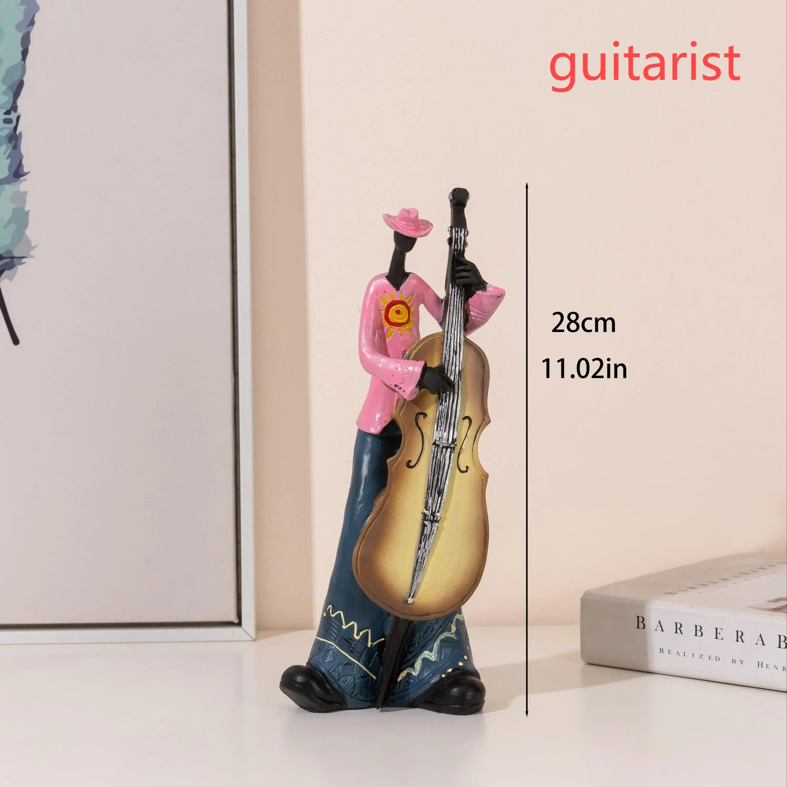 Creative Jazz Musician Sculpture – Nordic Style Home Decor