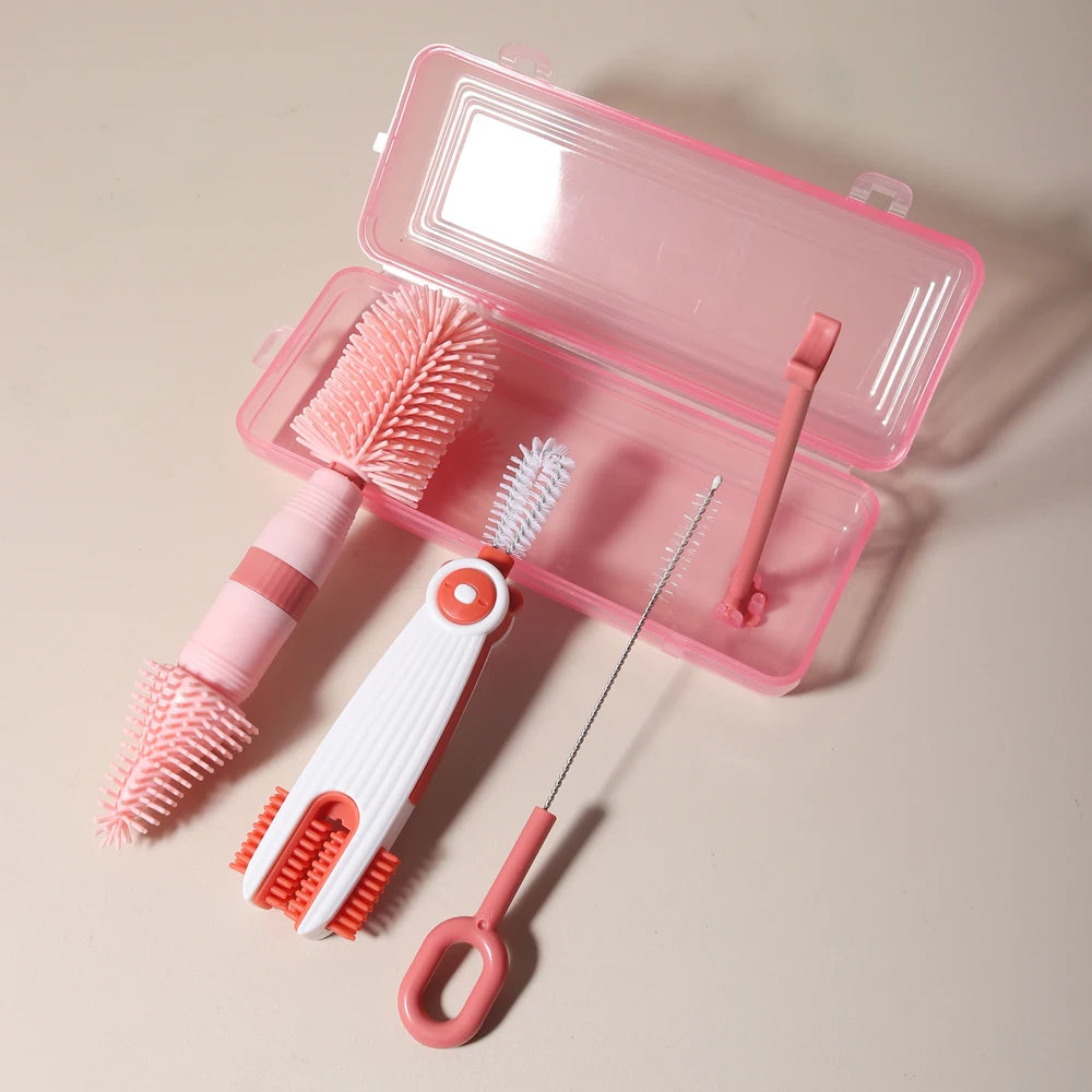 4-in-1 Portable Baby Bottle Cleaning Set