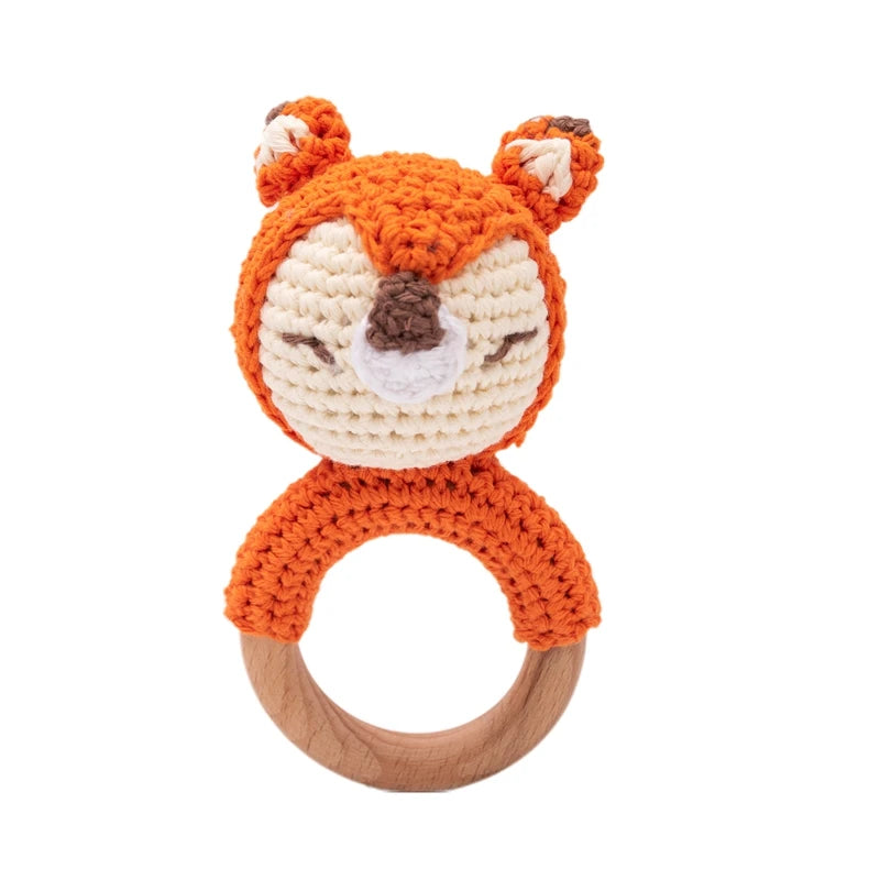 Crochet Bear Rattle & Teether