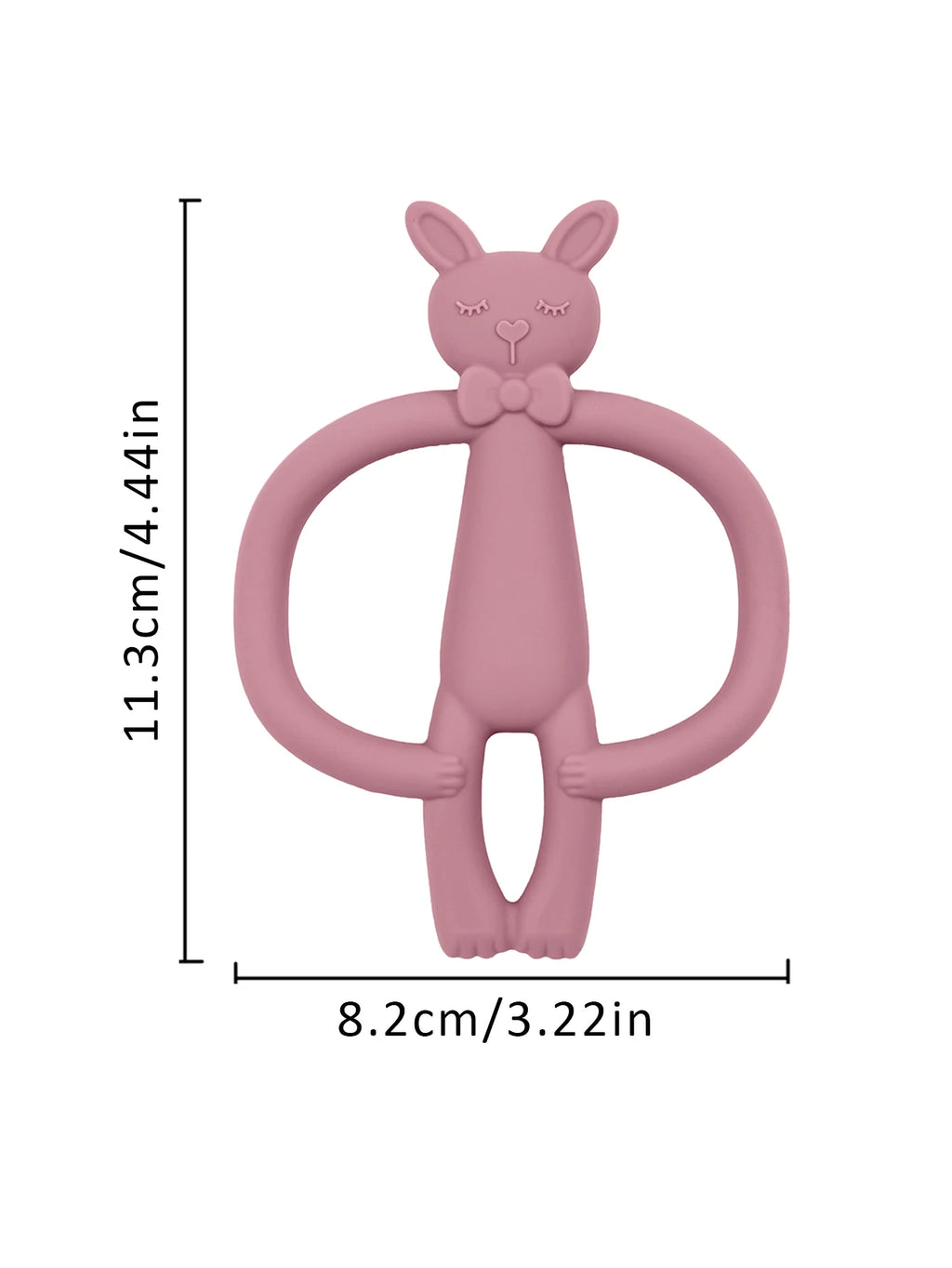 Silicone Rabbit Baby Teether