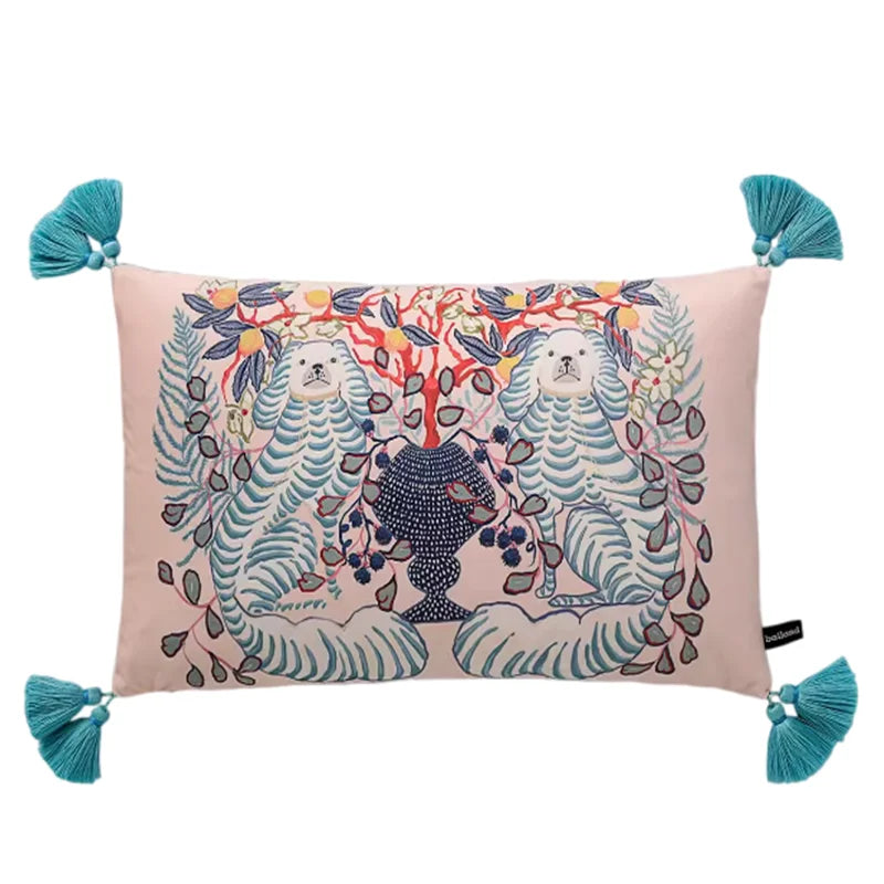 Velvet Pillow – Asian Royal Court Design
