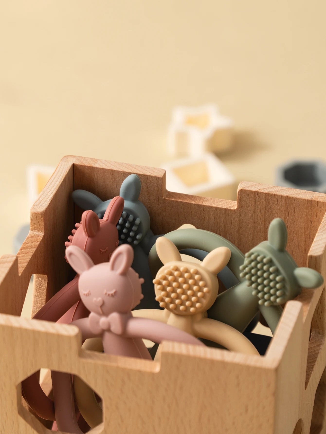 Silicone Rabbit Baby Teether