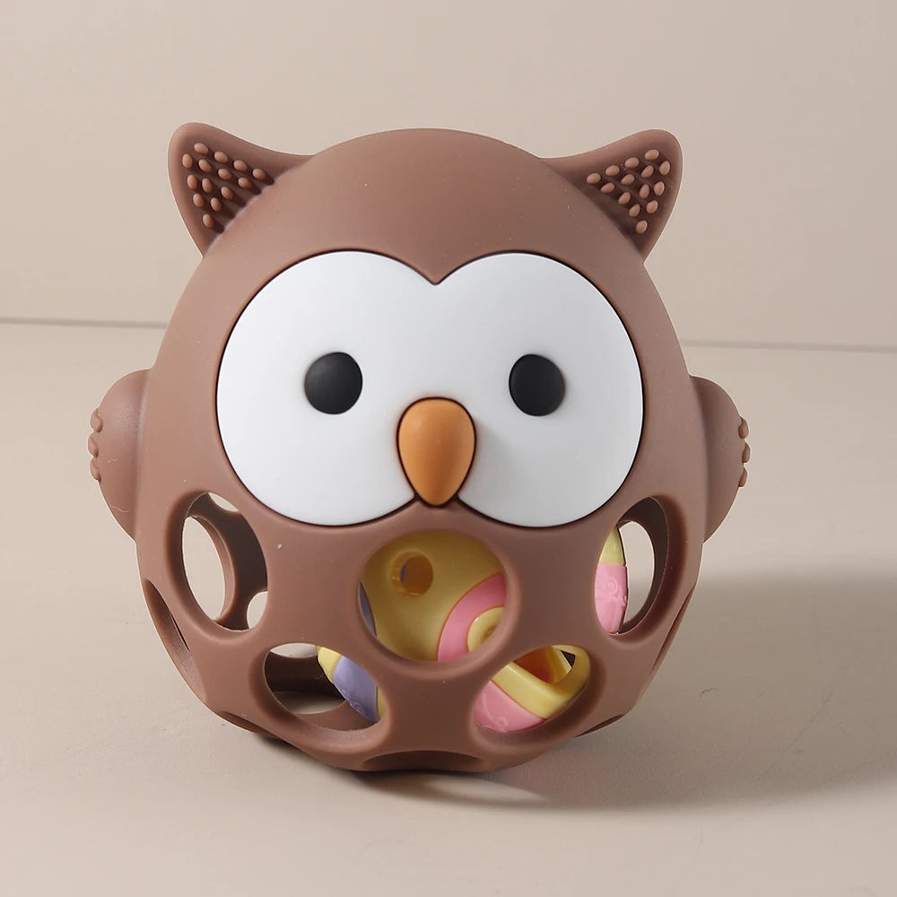 Baby Owl Teether Gloves