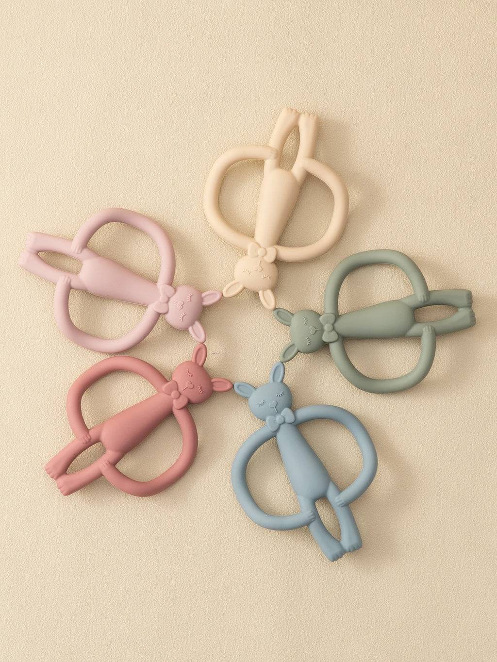 Silicone Rabbit Baby Teether