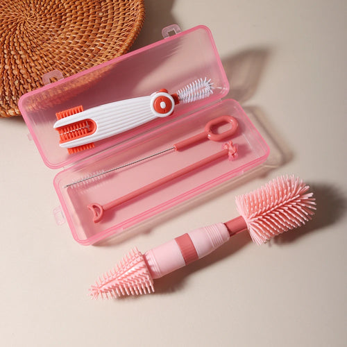 4-in-1 Portable Baby Bottle Cleaning Set