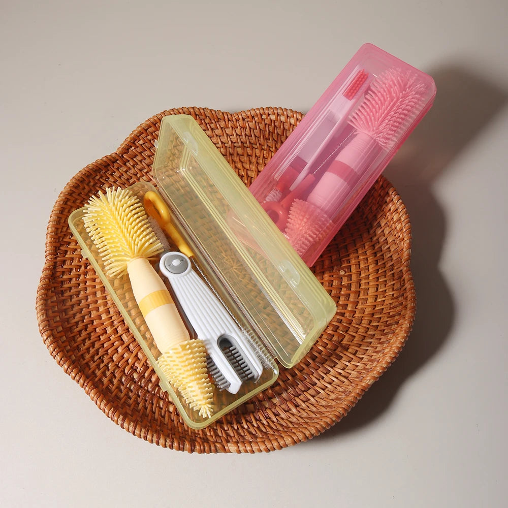 4-in-1 Portable Baby Bottle Cleaning Set
