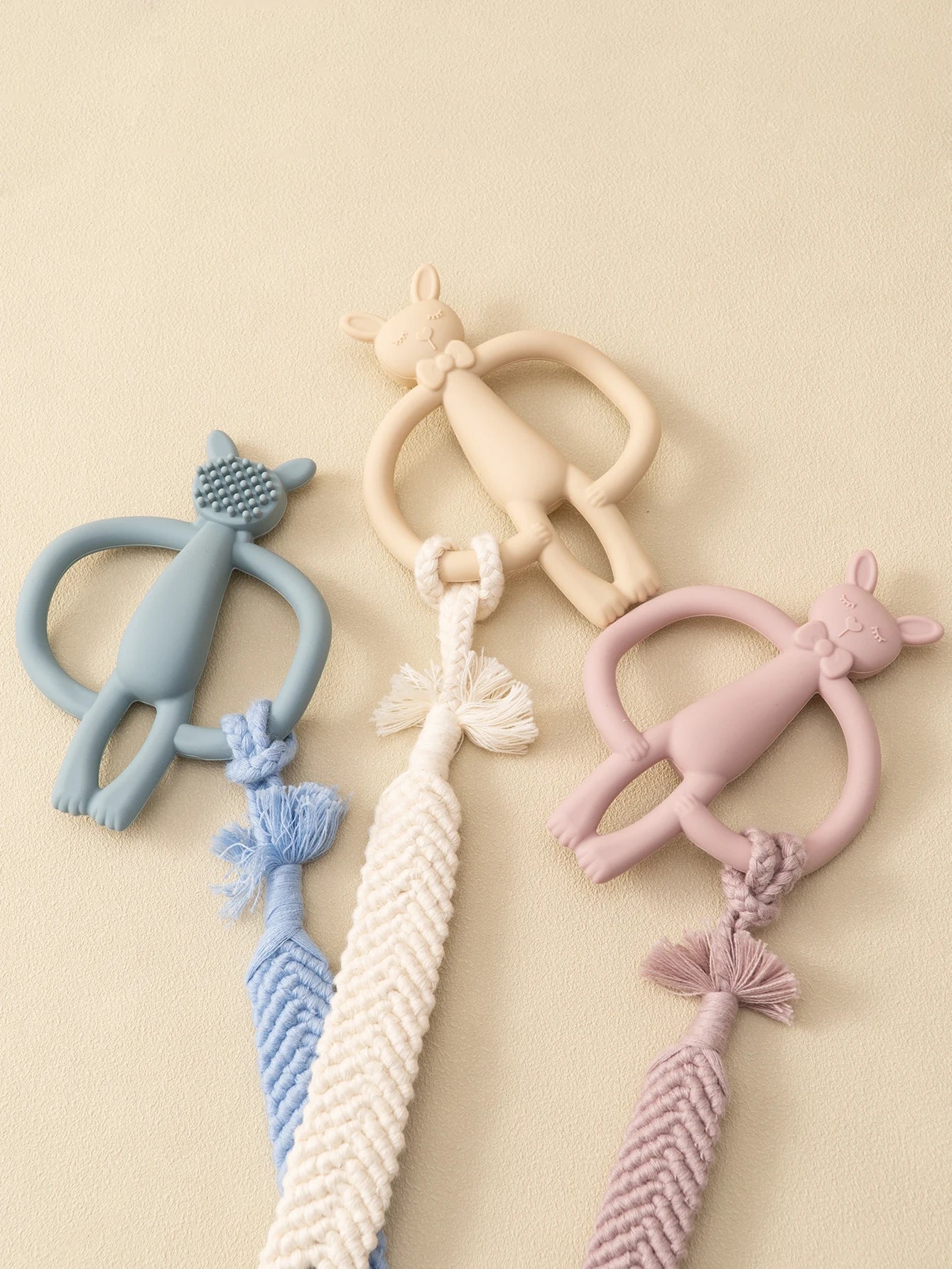 Silicone Rabbit Baby Teether